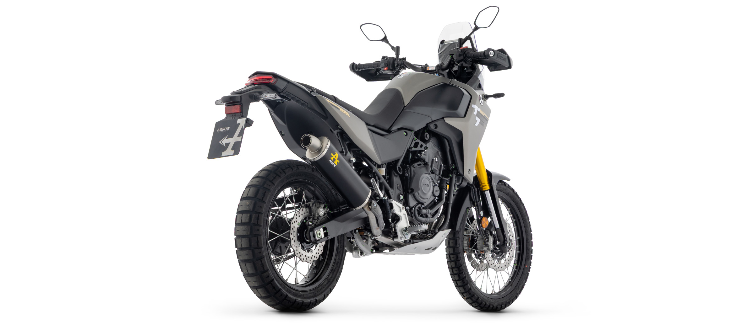 ARROW Escape INDY RACE Aluminio para Yamaha Tenere 700 DM20 2025-