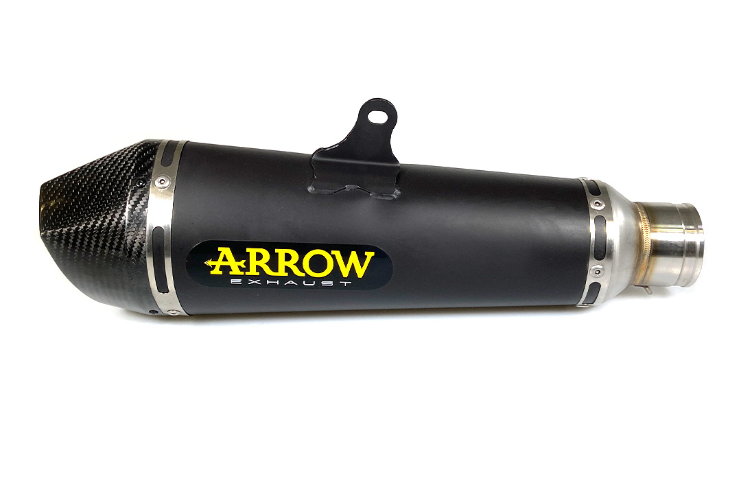 ARROW Escape X-KONE para Kawasaki Z650 / Ninja 650 / Versys 650 2017-2020, Acero inoxidable (Solo con colector ARROW)
