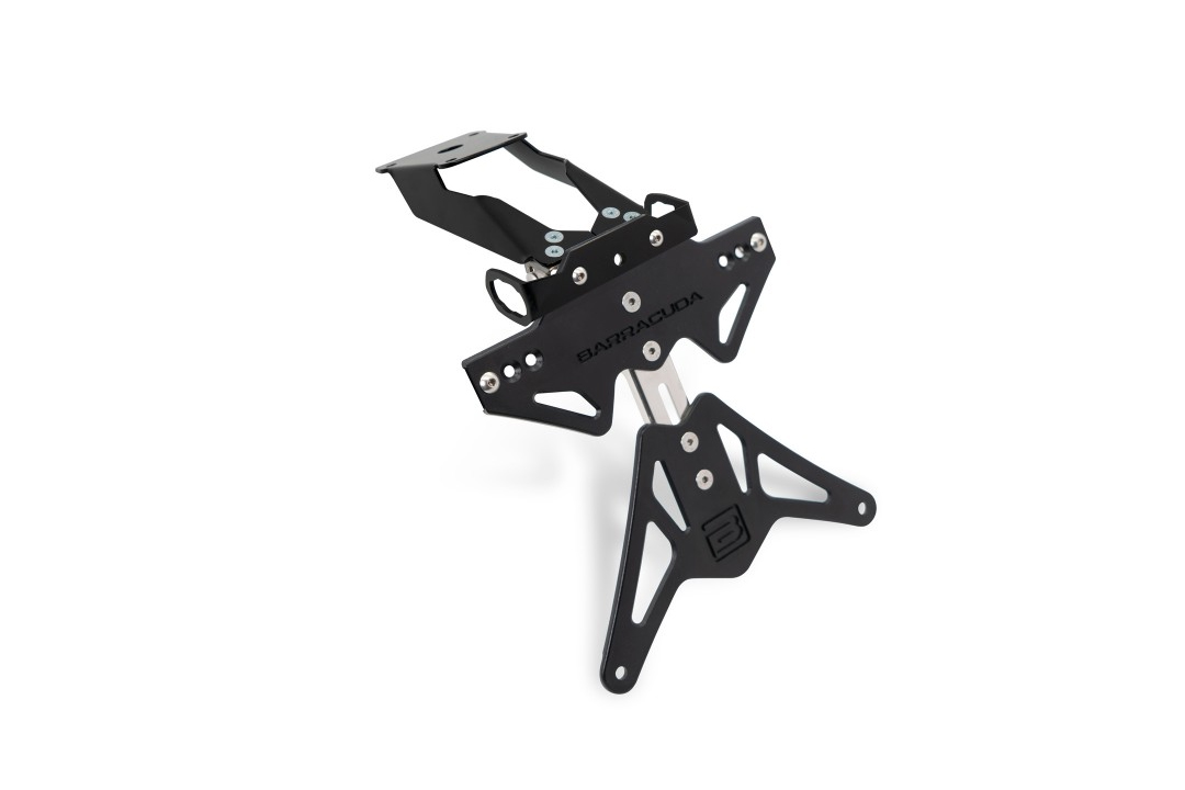 Soporte de matrícula Barracuda para Kawasaki Z900 2017-2020 para intermitentes originales