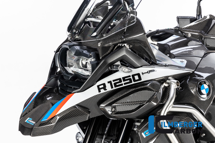 Pico anterior, delanteroe / Guardabarros delantero arriba lado izquierdo Carbono para BMW R 1250 GS Adventure a partir de 2019