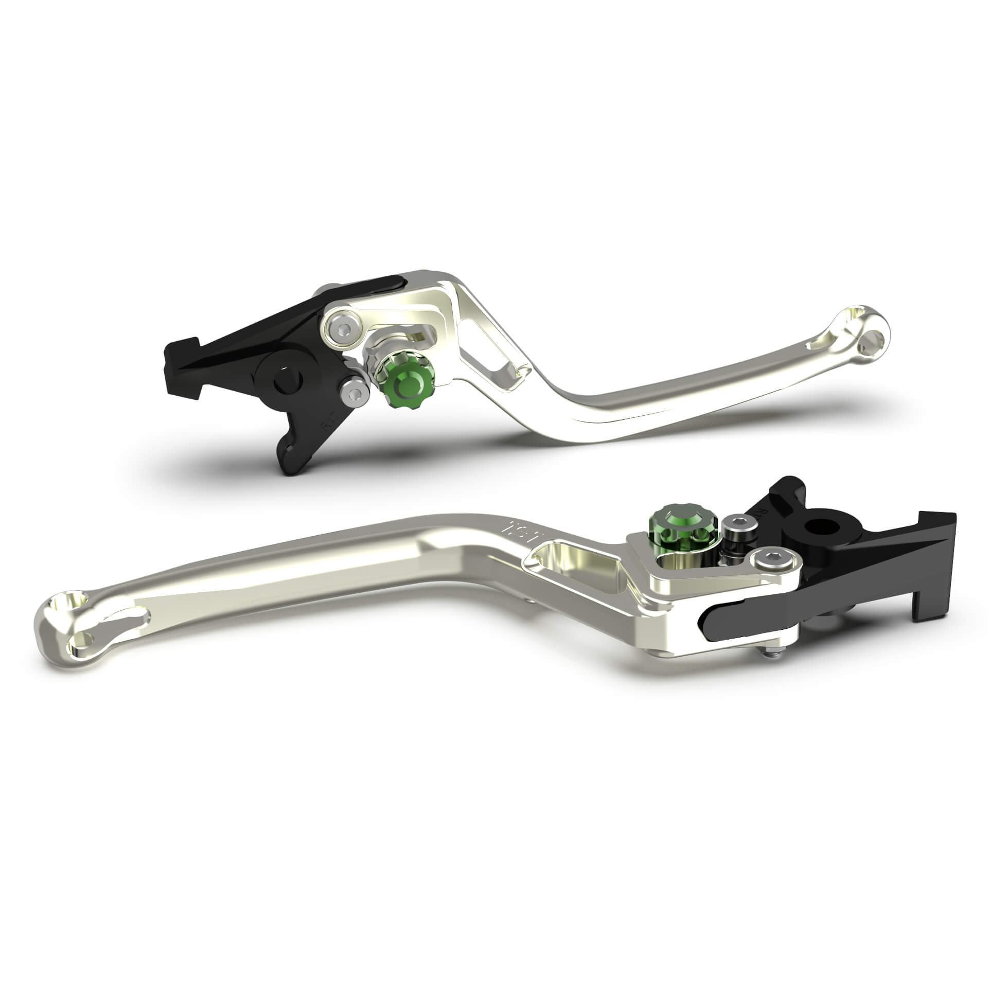 Maneta de freno LSL BOW R09, plata/verde