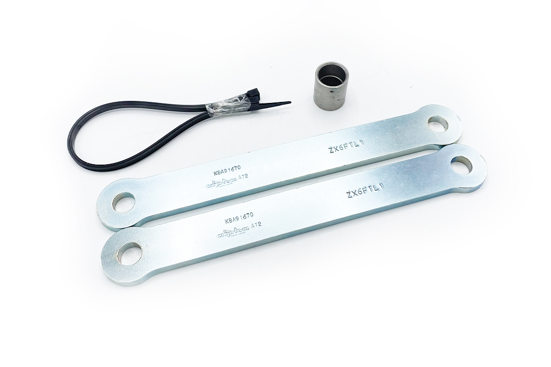 alpha Technik Kit de descenso de 35mm para Kawasaki ZX6R; Tipo ZX600G; Año del modelo 1998-