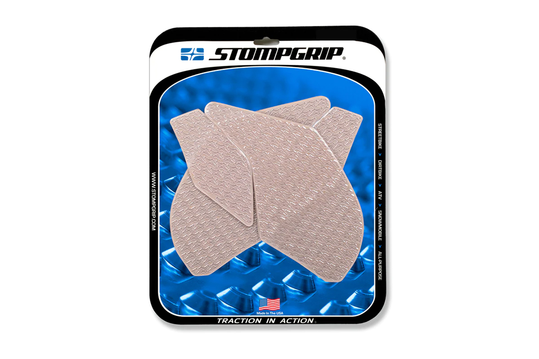 Stompgrip transparente, Icon, para Kawasaki, Ninja 250SL, Z300 2015-2016, Ninja 300 2013-2017, Z250SL 2015-2017