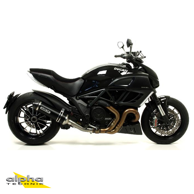 Escape ARROW RACE TECH para Ducati Multistrada 1200 / Diavel / Monster 1200 / Monster 821 de aluminio, negro