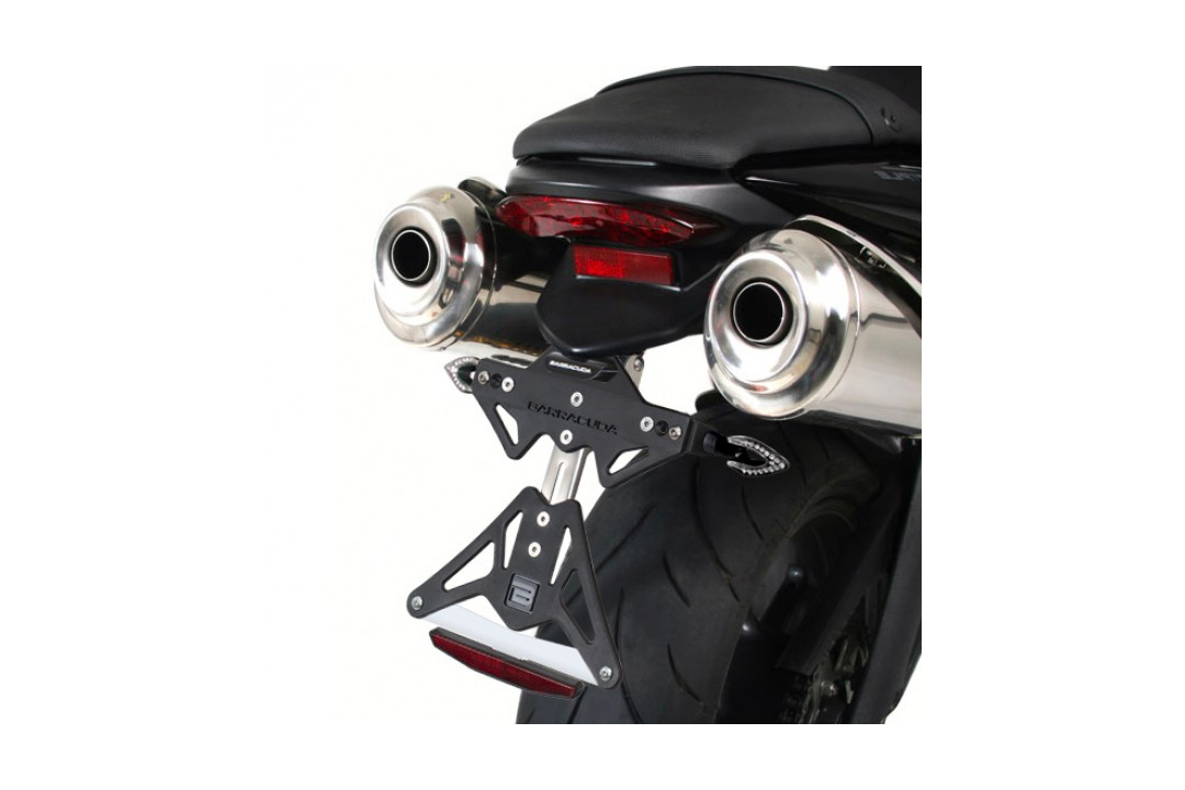 Soporte de matrícula Barracuda para Triumph Street Triple 2005-2010 / Street Triple R 2011-2012