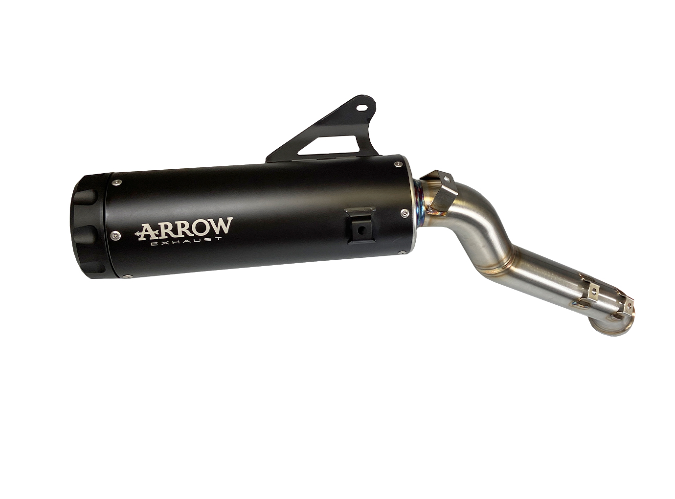 ARROW Escape REBEL Sip-On acero inoxidable negro con tapa de aluminio negra para Honda CL500 modelo año 2023-