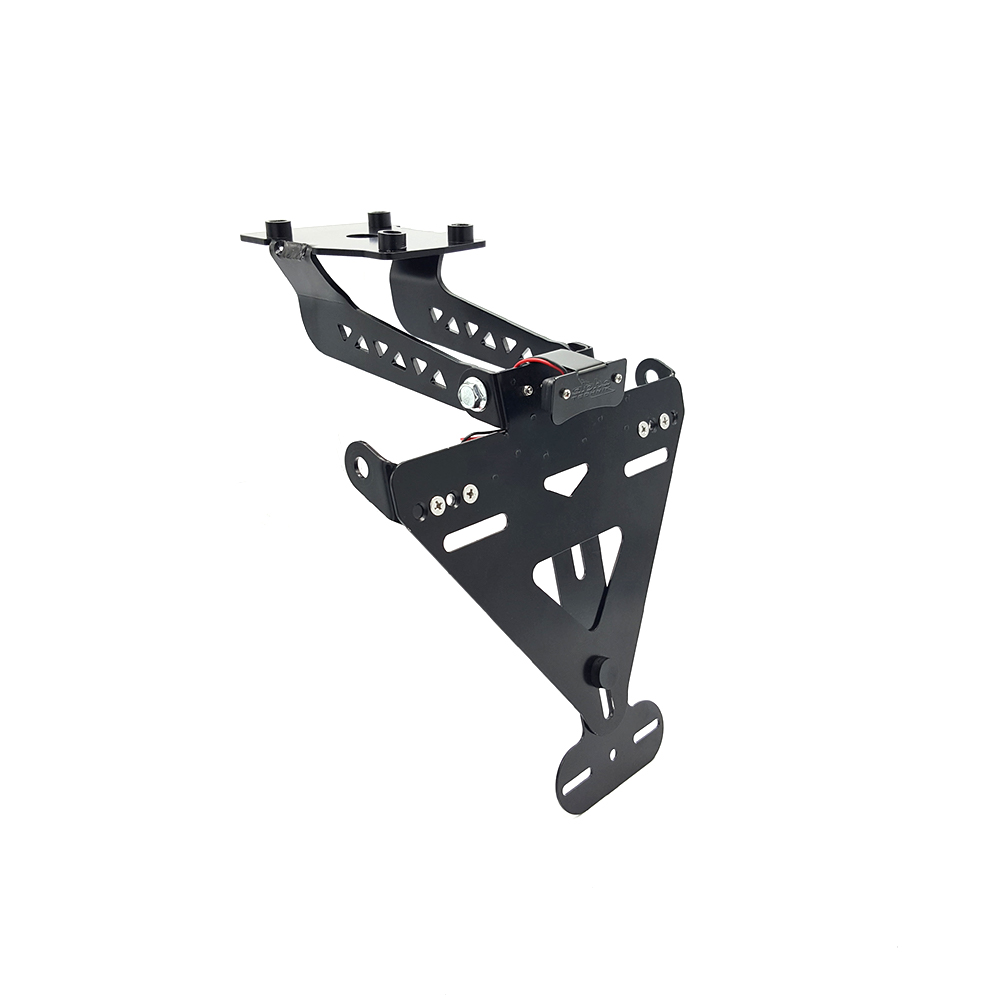 Soporte de matrícula alpha Technik Kawasaki Z900 ABS; Tipo ZR900B; Año del modelo 2017-