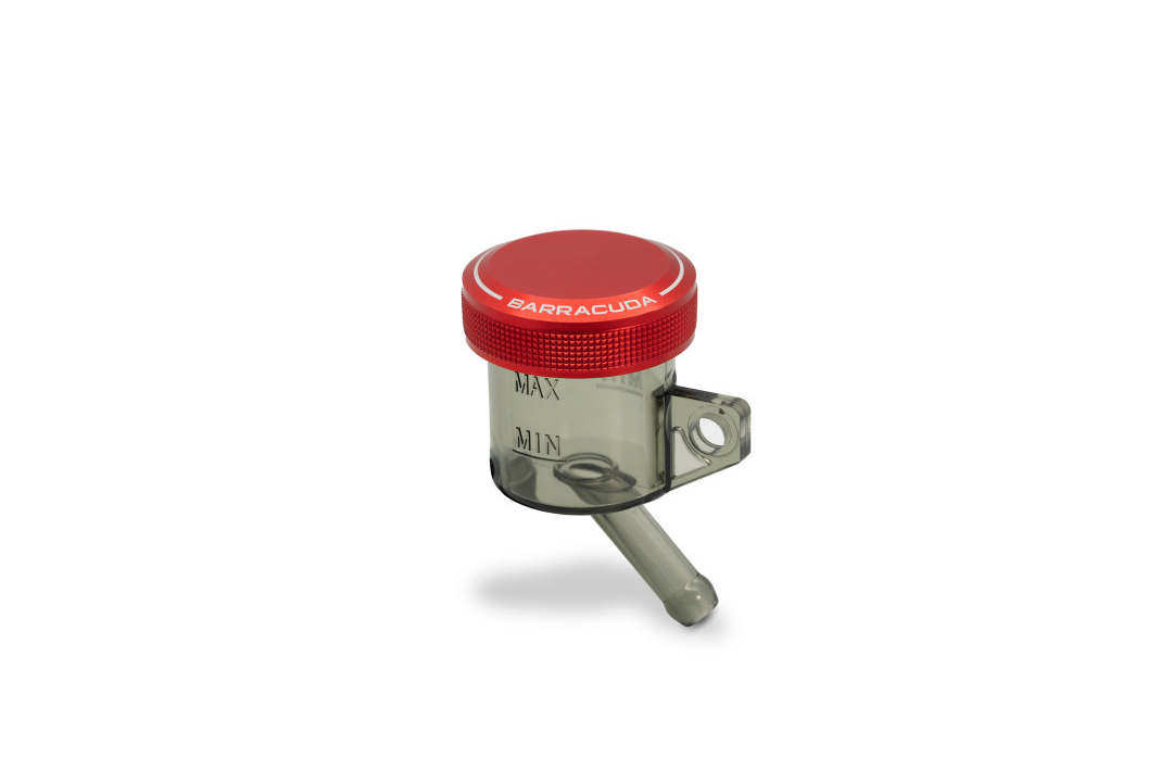 Barracuda Universal depósito de reglaje con tapa de aluminio roja, diámetro de 30mm