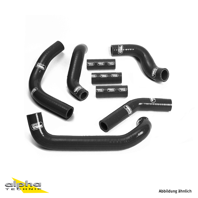 Kit de mangueras de silicona SAMCO SPORT negro para Suzuki GSXR750W GSXR1100W año de modelo 1992-1998