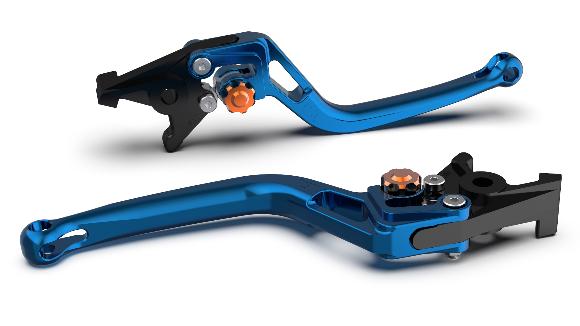 LSL Maneta de Freno BOW R82, azul/naranja