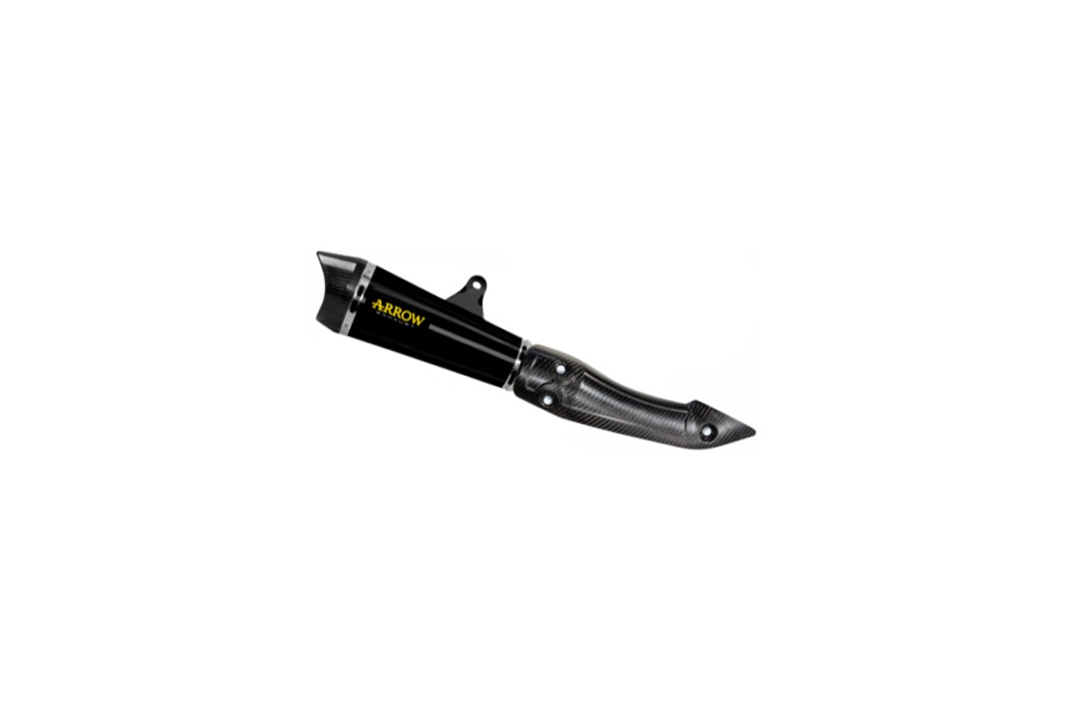 Escape ARROW X-KONE DARK NiChrom para Kawasaki Z 125 a partir del año modelo 2021-