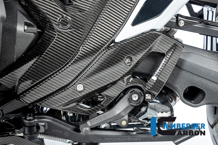 Protector de talón de carbono Ilmberger lado izquierdo, brillante, BMW R1300GS 2023-
