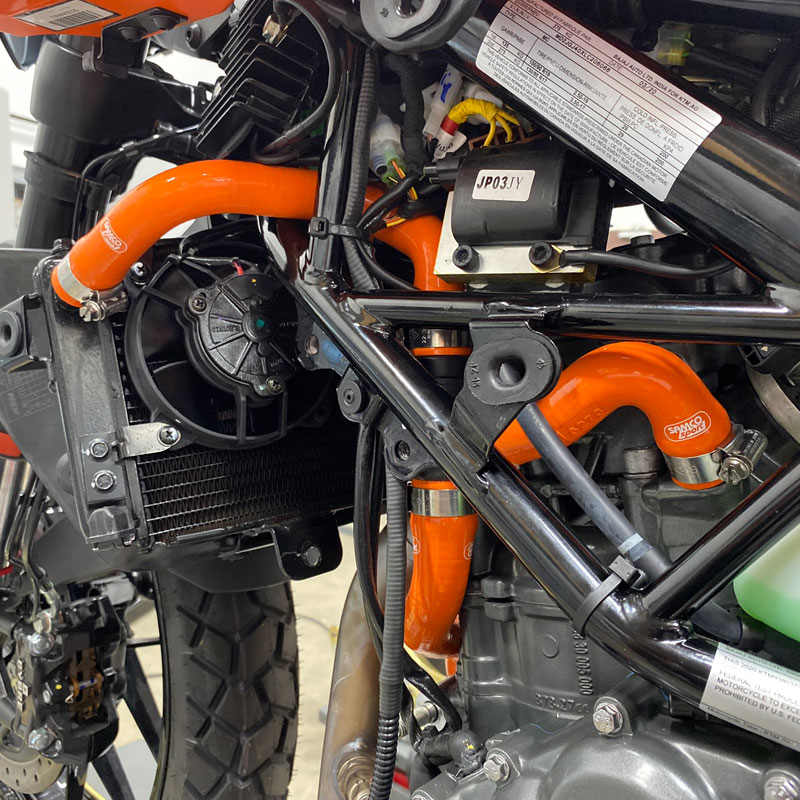 Kit de mangueras de silicona SAMCO SPORT naranja para KTM 390 Adventure 390 RC Año del modelo 2022-2024