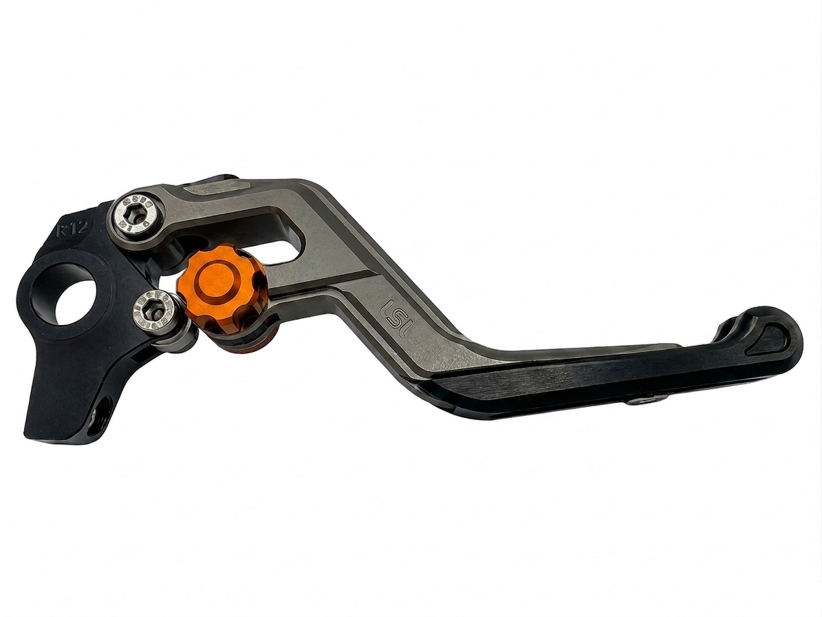 Maneta de Freno LSL ERGONIA R48R Antracita/Naranja/Negro