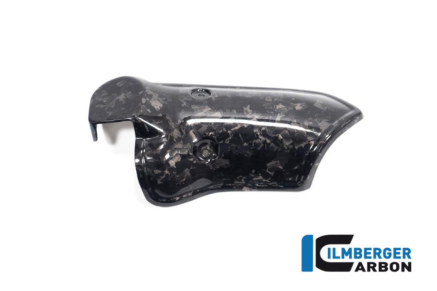 Protector térmico de escape de carbono Ilmberger inferior, Black Diamond Carbon, brillante, BMW R1300GS 2023-