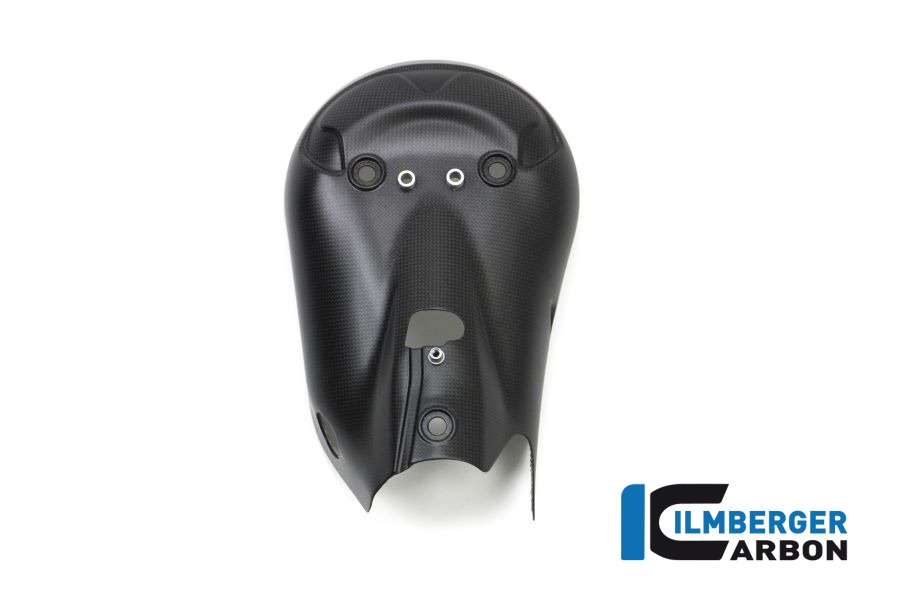 Ilmberger Protector de calor del escape de carbono mate