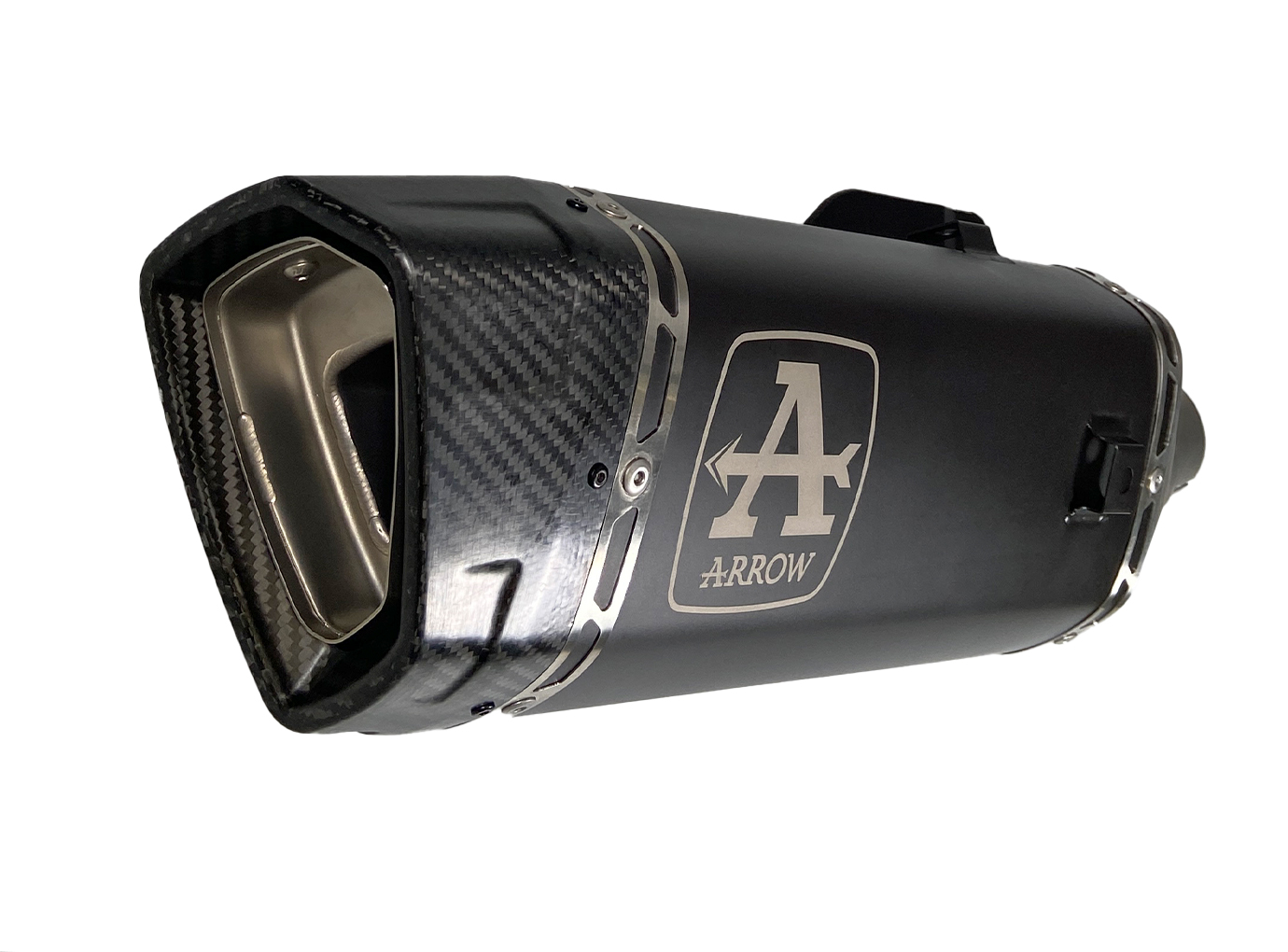 ARROW PISTA DARK Slip-On Titan para Yamaha MT-10 modelo año 2022-