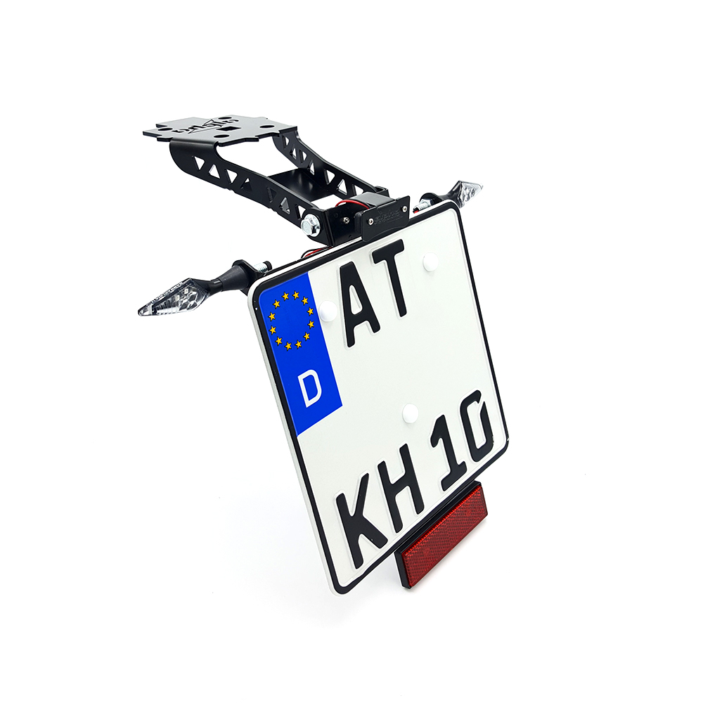 Soporte de matrícula alpha Technik Suzuki GSX-S750; Tipo WC50, WC52; Año del modelo 2017-