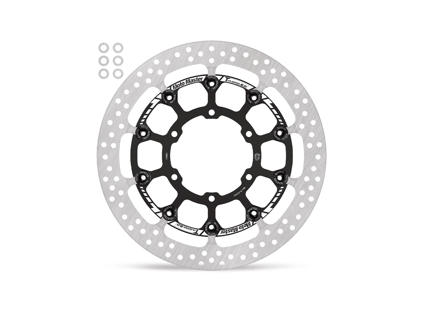MOTO MASTER disco de freno anterior, delantero simétrico rotacional, T-Floater para Suzuki GSX-R1000 / R año de modelo 2017-2021
