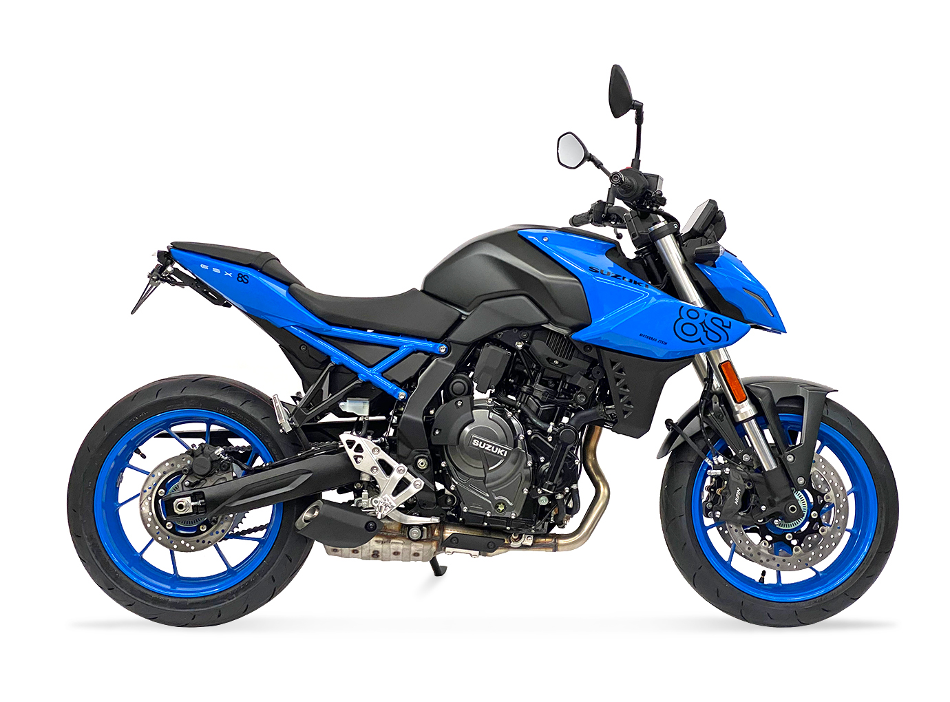 Soporte de matrícula alpha Technik para Suzuki GSX-8S / GSX800 año del modelo 2023-