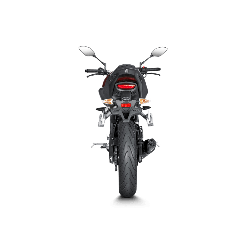 Akrapovic Racing Line (Titanium) sistema de escape para Yamaha MT-125 años de modelo 2014-2019 / YZF-R125 2014-2018