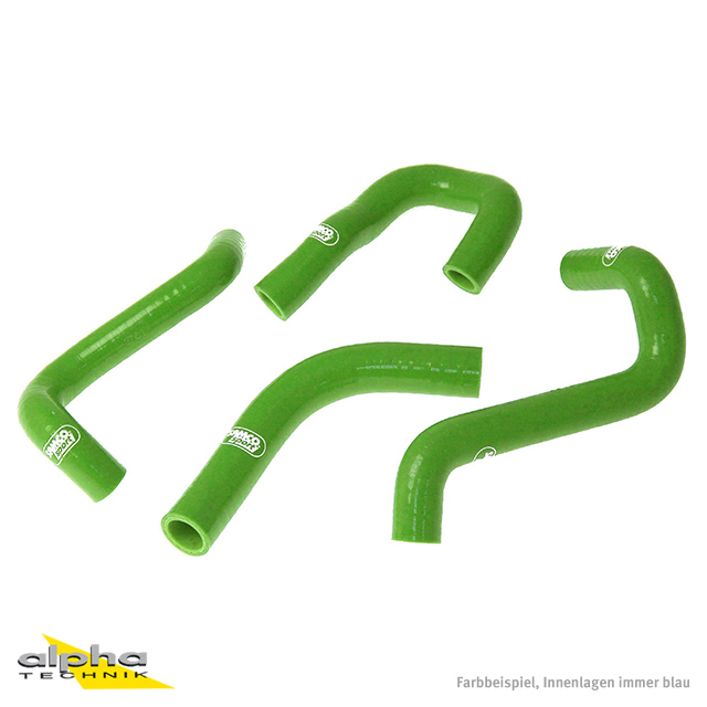 Kit de mangueras de silicona SAMCO SPORT verde para Kawasaki GPZ500S años 1987-2005