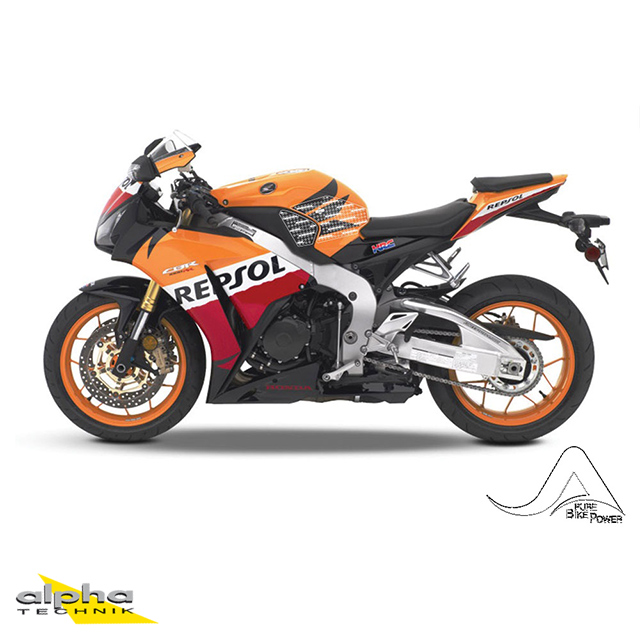 Stompgrip transparente, Volcano, para Honda CBR1000RR, 2012-2016