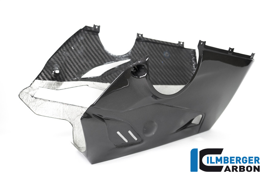 Quilla de Carbono Ilmberger para Escape Akrapovic Slip On para Ducati Panigale V4 / V4S a partir de 2018