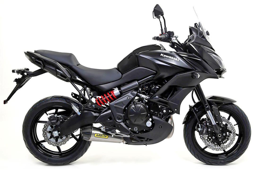 Silenciador ARROW X-KONE de acero inoxidable para Kawasaki Z650 / Ninja 650 / Versys 650 2017-2020
