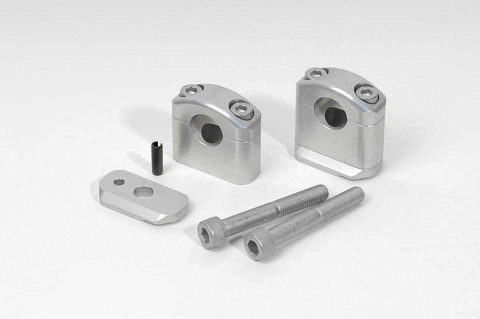 Abrazaderas LSL para Yamaha FZS1000 Fazer, plateadas