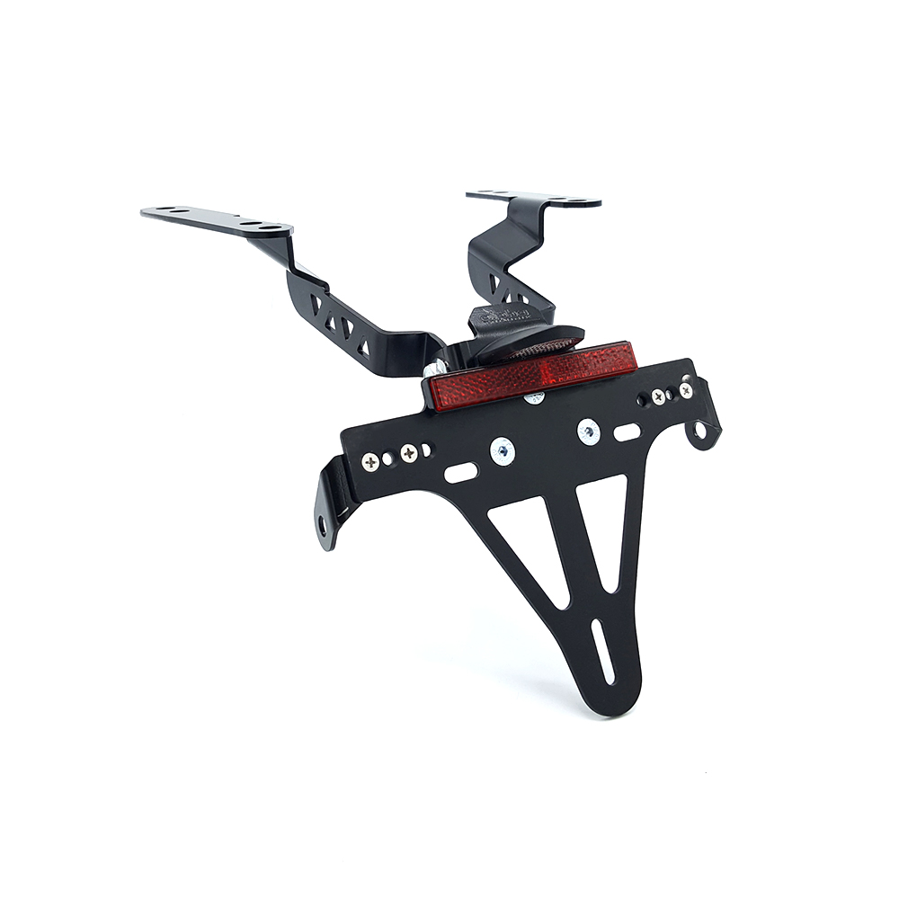 Soporte de matrícula alpha Technik para Honda CB650R, CB650RA y CBR650R, CBR650RA; Año del modelo 2019 - 2020