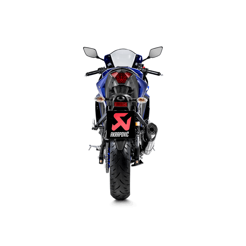 Escape Akrapovic Slip-On Line (Carbon) para Yamaha MT-03 2016-2019 / MT-03 2020- / YZF-R25 2014- / YZF-R3 2015-2018 / YZF-R3 2019-