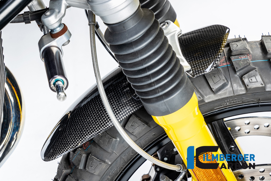 Guardabarros de carbono Ilmberger anterior, delantero/parte trasera, brillante, BMW R nineT Urban GS 2016-