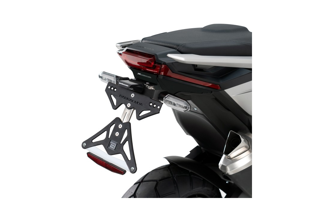 Soporte de matrícula Barracuda para Honda X-ADV 2021- para OEM-luz de intermitente