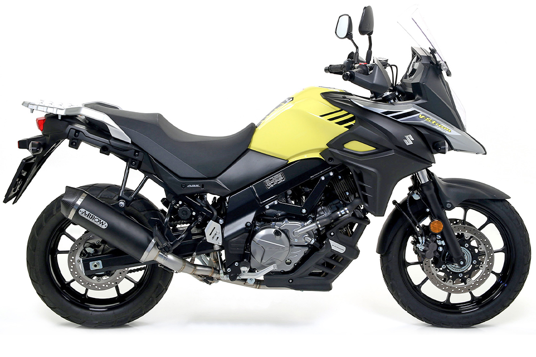 ARROW Escape RACE TECH para Suzuki V-Strom 650 (XT), 2017- de aluminio, negro