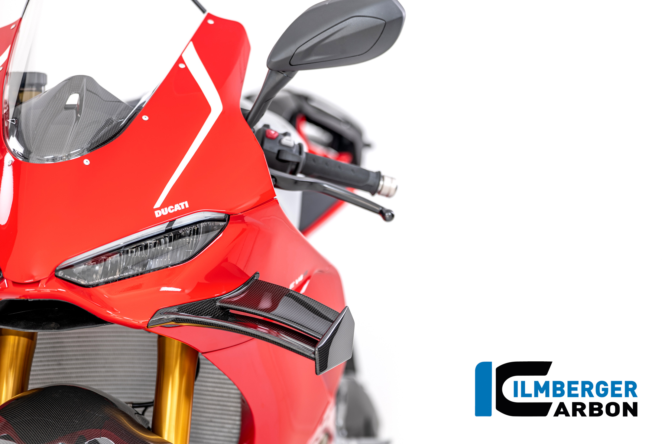Ilmberger Carbon Winglet links, glänzend, Ducati Panigale V4, S, R, 2025-