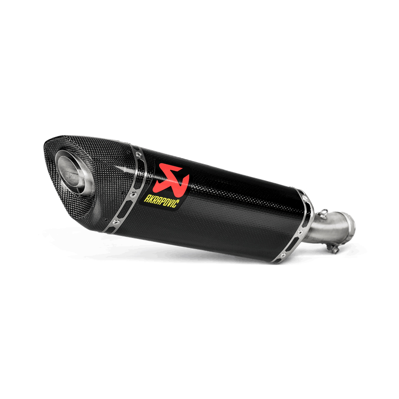Escape Akrapovic Slip-On Line (Carbono) para Kawasaki Ninja 400 2018-2025, Z400 2019-2025