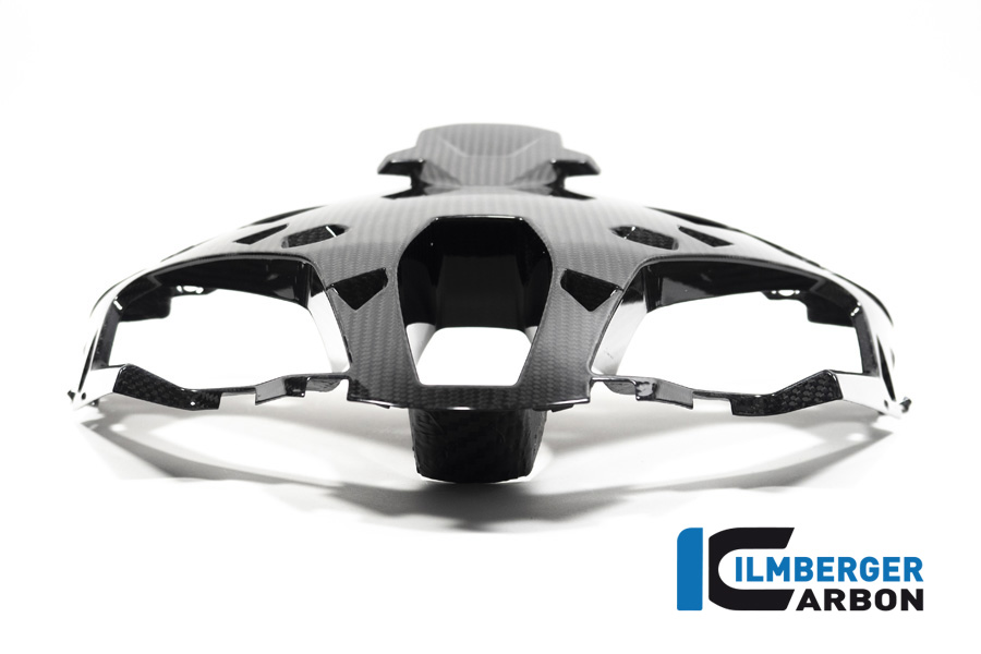 Parte central superior del carenado de carbono Ilmberger, entrada de aire, brillante, BMW S1000XR 2020- M1000XR 2024-