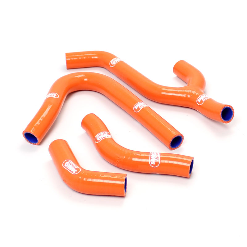 Kit de mangueras de silicona SAMCO SPORT naranja para KTM 250 EXC 380 EXC Año del modelo 1998-2002