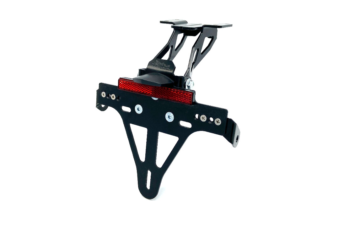 Soporte de matrícula alpha Technik para Yamaha R7 a partir del año modelo 2022-, Tipo RM39 / RM40