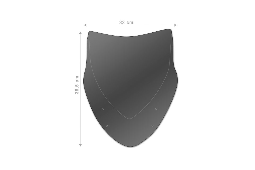 Cúpula Barracuda Aerosport de Plexiglás para Kawasaki Z750 2007 - 2014 / Z750R 2011-2015