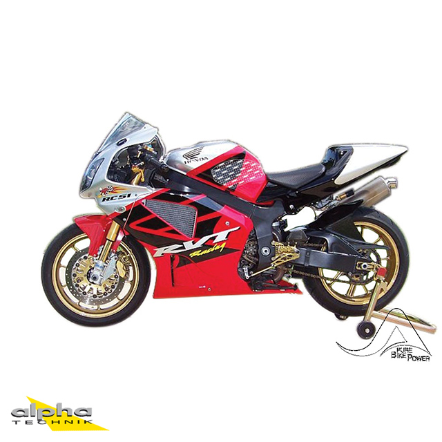 Stompgrip negro, Volcano, para Honda VTR1000 (F Firestorm, SP1, SP2), 2001-2006