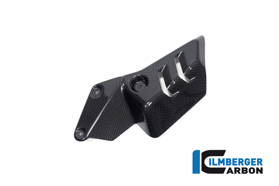 Cubierta de Escape de Carbono Ilmberger lado izquierdo para Ducati Diavel V4 a partir del modelo 2023-, brillante