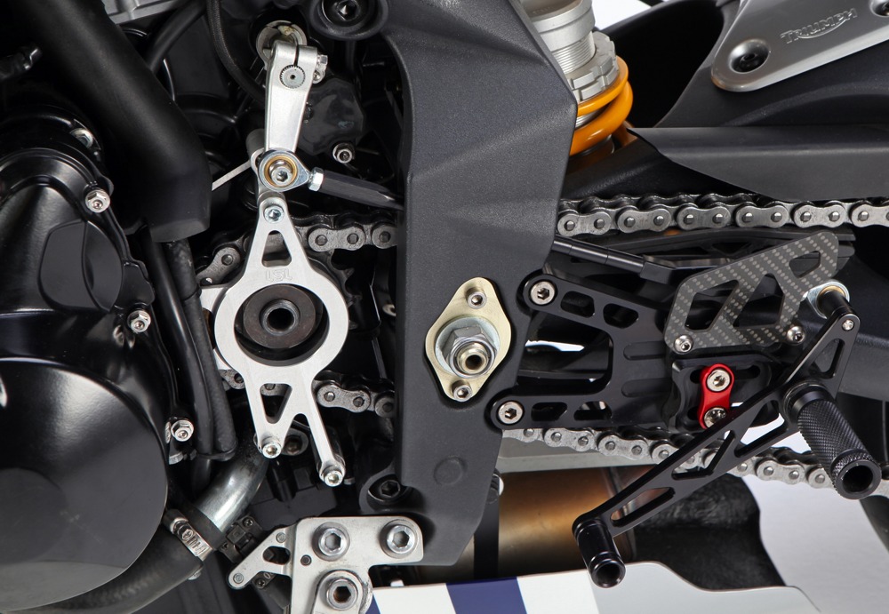 LSL Ritzel-Cover Kit 675 Street Triple, schwarz