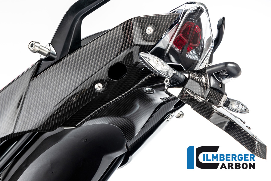 Soporte de matrícula Ilmberger de Carbono (2 piezas) para BMW R1250R R1250RS 2019-