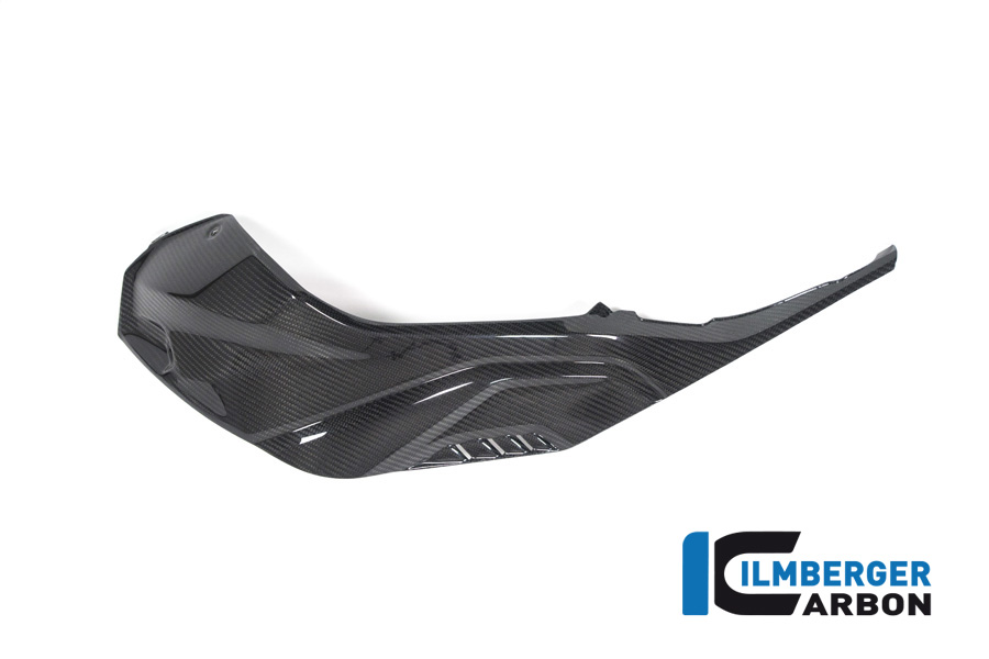 Tapa lateral de carbono Ilmberger lado izquierdo en el depósito de gasolina, Carbono