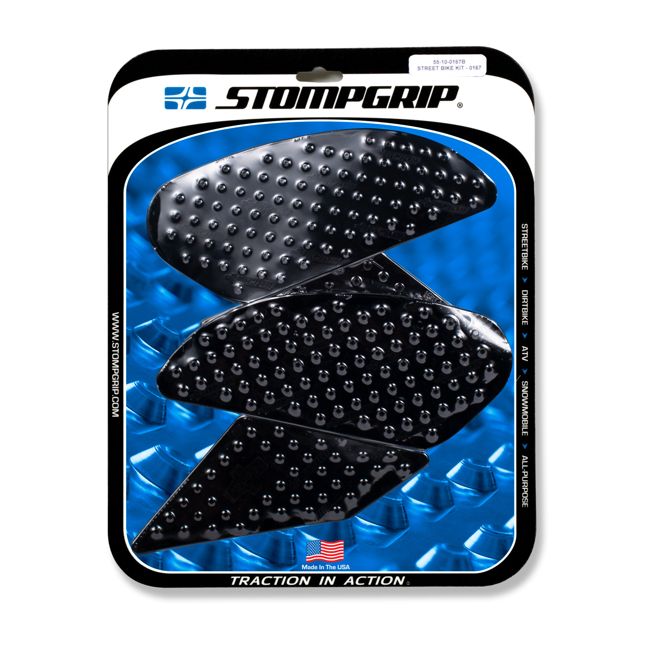 Stompgrip Traction Pads negro, para Honda CB500F / CBR500R, 2019-2025