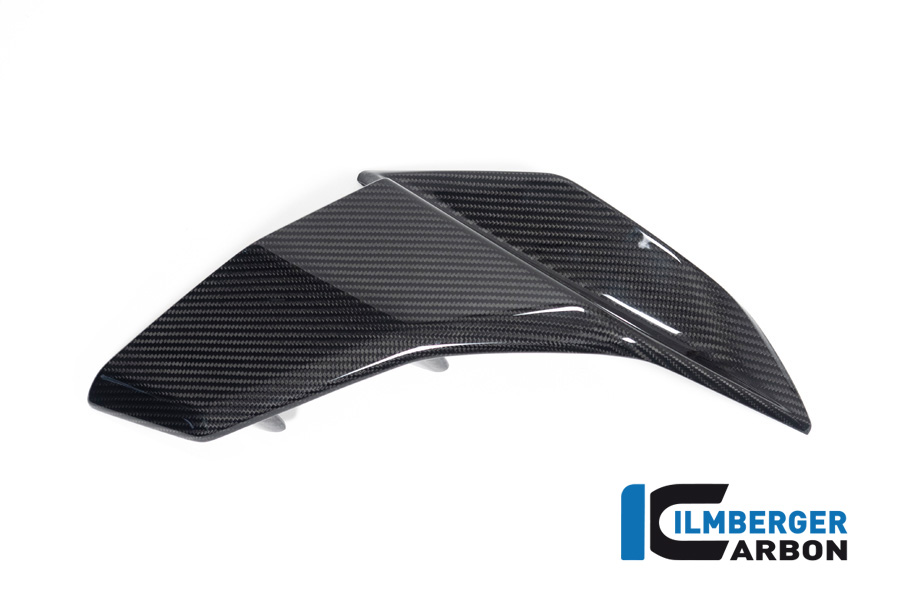 Ilmberger Carbon Winglet / Panel lateral de carenado lado derecho brillo para Aprilia Tuono V4 2021-
