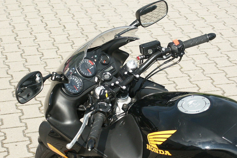 Kit Superbike LSL con homologación de piezas para Honda CBR600F, Tipo PC35, 1999-2006, negro, (Tipo S)