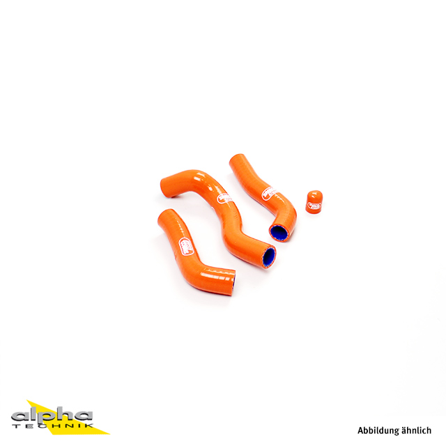 Kit de mangueras de silicona SAMCO SPORT termostato Bypass naranja para KTM 250 EXC-F 250 XCF-W Husaberg FE250 Año del modelo 2013